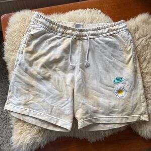 Nike French Terry Sanded Gold Shorts with Daisy Logo